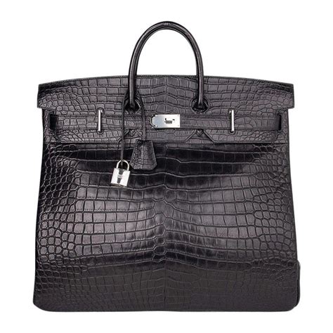 hermes hac 50 crocodile bag|Hermes bag crocodile skin price.